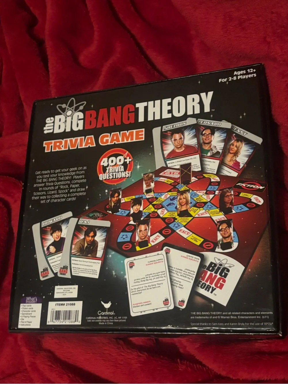 The Big Bang Theory Trivia Game - Red Edition